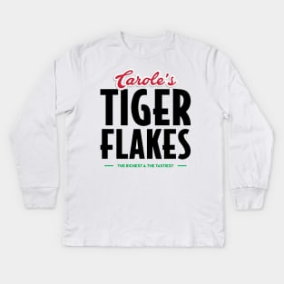 Tiger Flakes Kids Long Sleeve T-Shirt